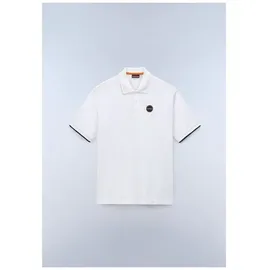 Napapijri Poloshirt E-Badge SS 1 weiß XL (54)