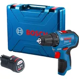 Bosch GSR 12V-30 Professional Akku Bohrschrauber 12 V 30 Nm Brushless + 1x Akku 2,0 Ah + Koffer - ohne Ladegerät