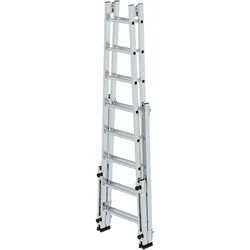 PROREGAL Sprossen-Stehleiter treppengängig 2x8 Sprossen