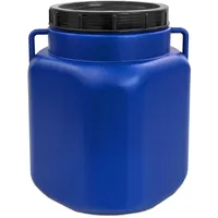 plasteo Weithalsfass 30 Liter Blau