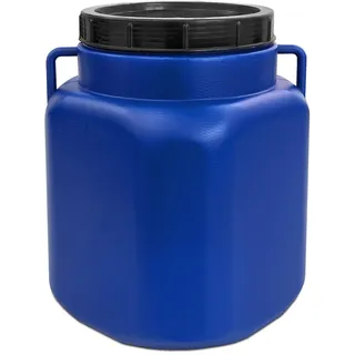 plasteo Weithalsfass 30 Liter Blau