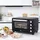 Homcom Mini Backofen 32L Schwarz