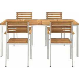 vidaXL Garten Set aus massivem Akazienholz - Braun
