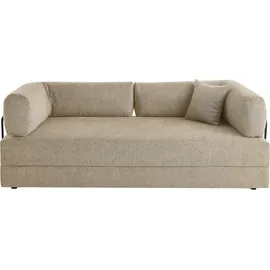 homsy by ana johnson Schlafsofa 2-Sitzer Beigebraun