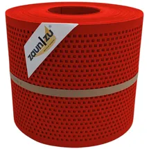 zaunzu® Doppelstabmattenzaun 26 m  Rot/Metall