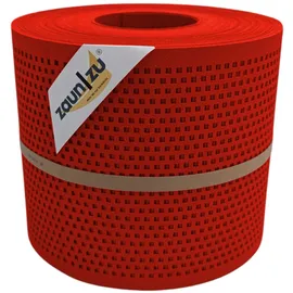 zaunzu® Doppelstabmattenzaun 26 m  Rot/Metall