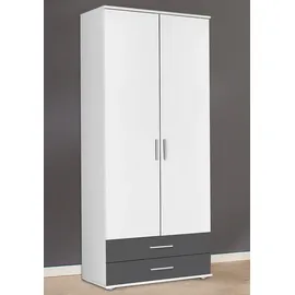 Rauch Rasa 85 x 188 x 52 cm weiß/graumetallic