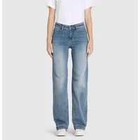 MAC Dream Wide Leg Jeans in hellblauer Waschung-D44 /