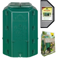 Neudorff 775 Thermokomposter DuoTherm 530 Liter mit Mäusegitter und Radivit Kompostbeschleuniger (5 kg)