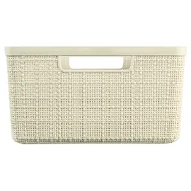 Curver JUTE RECYCLING Aufbewahrungsbox M 28 x 15 cm 3-tlg. weiß