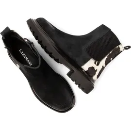 LAZAMANI Boots creme / schwarz, 41