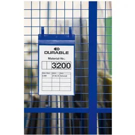 Durable Drahtbügeltasche A5 quer Gelb 50 St.