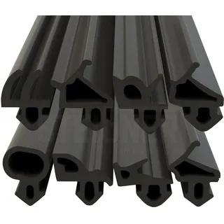 STEIGNER Fensterdichtung Gummidichtung Profildichtung aus TPE, 1m, SFD11