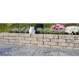 Diephaus Mauerstein iBrixx Rustic 40 x 20 x 10 cm muschelkalk