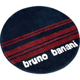 bruno banani Badematte »Daniel«, Höhe 20 mm, rutschhemmend beschichtet, fußbodenheizungsgeeignet-strapazierfähig-schnell trocknend, blau
