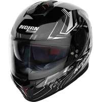 Nolan N80-8 Turbolence N-Com schwarz / weiß Integralhelm XL