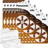 Panasonic Hörgerätebatterien PR 312 6 St.