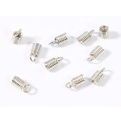 Verbindungsstücke, silber, 2 mm Ø, 10 Stück