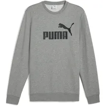 Puma Essentials No. 1 Logo French Terry Crew Sweatshirt Herren 03 medium gray heather XXL