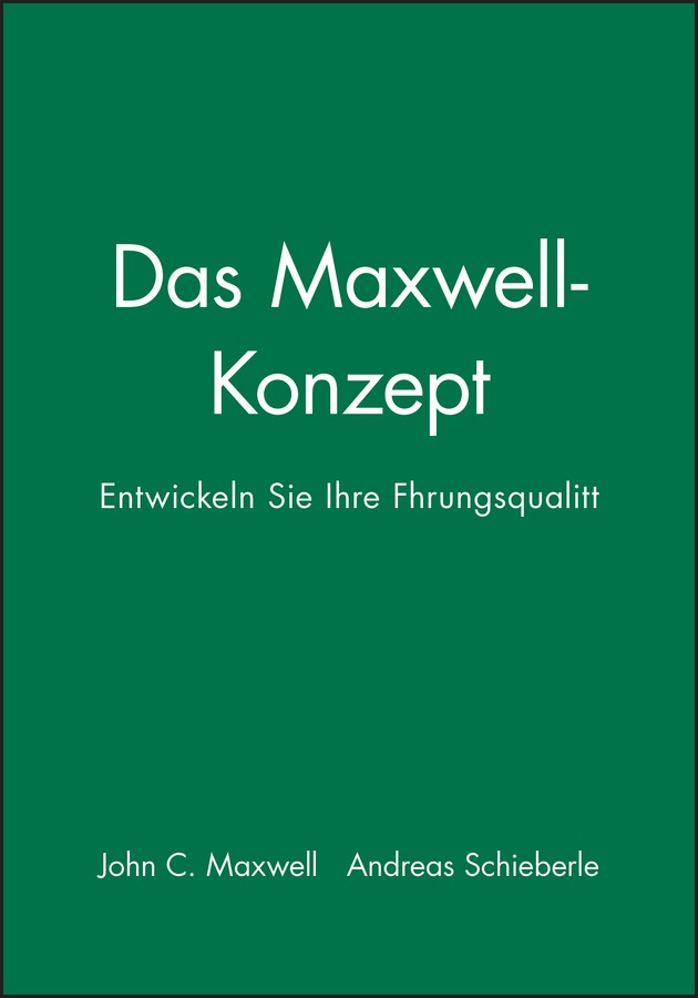 Das Maxwell-Konzept - John C. Maxwell  Kartoniert (TB)