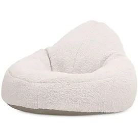Konsimo Sitzsack ¦ creme ¦ Maße (cm): B: 85 H: 80