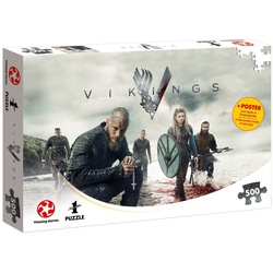 Winning Moves Steckpuzzle Puzzle Vikings The World Will be Ours 500 Teile, 500 Puzzleteile beige