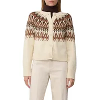 s.Oliver Jacquard-Strickjacke mehrfarbig 44
