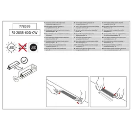 Bega BBK SP. z.o.o. sp. K. Best 80 cm weiß mit LED-Beleuchtung