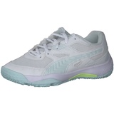 Puma SolarFLASH II Hallenschuhe Kinder white/nitro blue/fizzy light 28
