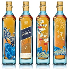 Johnnie Walker Blue Label Chinese New Year Blended Scotch 40% vol 0,7 l Geschenkbox