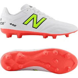 New Balance 442 Academy V2 FG Herren Weiß/Energy Red 46