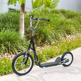 Homcom Kinderroller 16/12 Zoll Schwarz