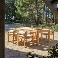 Tikamoon Gartenmöbel-Set Loen 4-tlg. Weiß