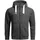 Alessandro Salvarini Sweatjacke ALESSANDRO SALVARINI "ASVinzent", Herren, Gr. S (48), grau (dunkelgrau), Obermaterial: 65% Baumwolle, 35% Polyester, Sweatjacken Sweatjacke, warmer Hoodie