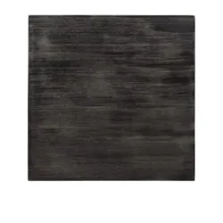 Bolero vorgebohrte quadratische Tischplatte schwarz Vintage 70cm