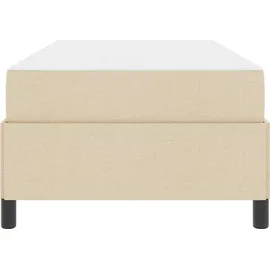 vidaXL Boxspringbett 90 x 200 cm Creme