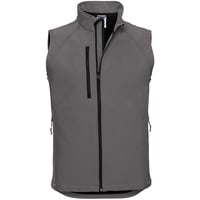 Russell Softshell Weste, titanium, L