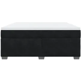 vidaXL Boxspringbett 180 x 200 cm Schwarz
