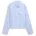 Langarmbluse Blau/Weiß XL