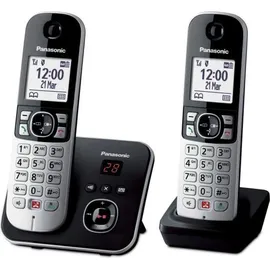Panasonic KX-TG6862 schwarz/silber