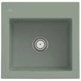 Villeroy & Boch Subway 50 S mittig Keramik grün Handbetätigung 525 x 510 mm