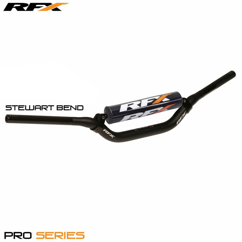 RFX 28.6mm Pro F8 conisch stuur (met brace) (Zwart) Stewart
