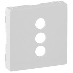 Legrand  Valena Life, Abdeckung für RCA 3-fach Einsatz (ultraweiß)