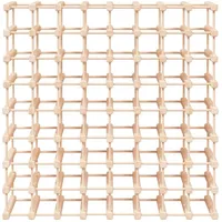 vidaXL Weinregal 90,5 x 23 x 90,5 cm Braun