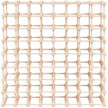 vidaXL Weinregal 90,5 x 23 x 90,5 cm Braun