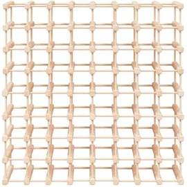 vidaXL Weinregal 90,5 x 23 x 90,5 cm Braun