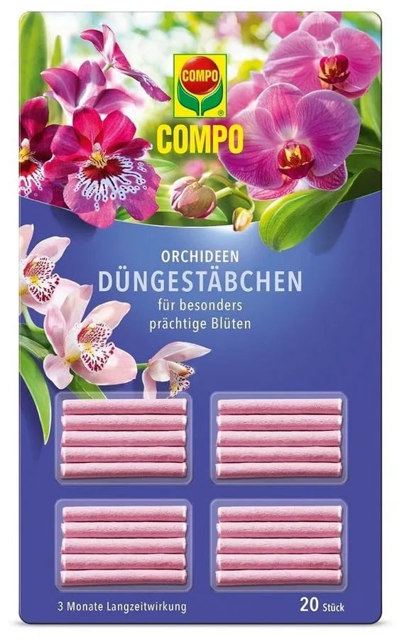 Compo Pflanzendünger COMPO Düngestäbchen Orchideen (20 Stk)