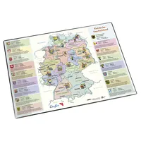 Läufer Schreibunterlage 40x53cm Landkarte Entdecke Deutschland