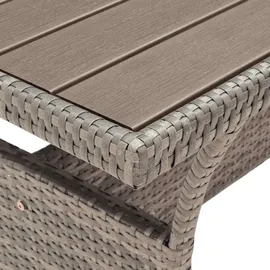 vidaXL Gartentisch 120 x 70 x 66 cm Grau