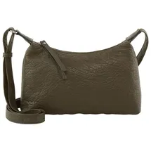 Tom Tailor Damen TTEVELINA S Umhängetasche aus genarbtem Lederimitat, grün, Uni, Gr. ONESIZE